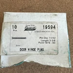 Auveco 19594 3/8" Ford Door Hinge Pin Qty. 10 D9ZZ-6643030-AA. Fixed Price $29.99.