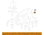 Ford Oem 99-10 F-250 Super Duty Front Door Lock Hardware-striker F81Z2822008AA. Fixed Price $16.76.