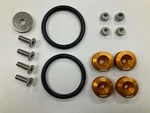 Blackworks Bwr Quick Release Fastener Set Orange Bumper Trunk Fender Hatch. Fixed Price $19.95.