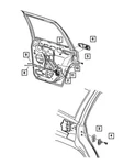 1999-2002 Jeep Grand Cherokee Rear Left Driver Door Latch Assembly ID-55135621AC. Fixed Price $73.50.