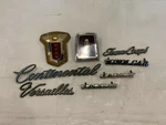 Lot Of Lincoln Emblems 1970-1979 Town Car Continental Mark Versailles Badges. Fixed Price $65.65.