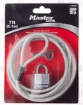 Master 715DAT Braided Steel Cable With Laminated Padlock. Fixed Price $25.75.