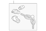 Genuine Bmw Lock Cylinder Assembly 51-21-0-035-997. Fixed Price $1624.59.