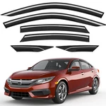 Honda Civic Sedan 20162021 Window Rain Guards 6PC Nodrill Set. Fixed Price $59.21.