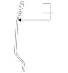 Genuine Mazda Lock Button Rod B25D-59-390-65. Fixed Price $26.46.