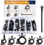 Gooacc 60PCS Car Wire Loom Routing Clips Assortment - Different Sizes Universa. Fixed Price $25.87.