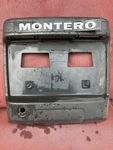 00-06 Gen 3 Mitsubishi Montero Sport Limited Rear License Plate Garnish. Fixed Price $45.00.