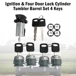 Ignition & Four Door Lock Cylinder Tumbler Barrel 4 Keys Ford Series Van. Fixed Price $59.68.