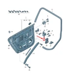 New Audi A3 Sportback Rear Right Door Hinge 8P4833412A Original. Fixed Price $82.99.