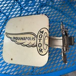 Indianapolis Motor Speedway Gas Tank Fuel Filler Door. Fixed Price $120.00.