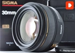 Almost Unused Sigma 30MM F/1.4 Ex Dc Hsm For Nikon #095406 Standard Lens Japan. Fixed Price $206.10.