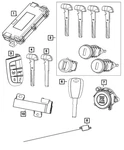 Genuine Mopar Lock Kit 7LR04LXHSC. Fixed Price $237.80.