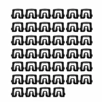 Ford 1964-1993 Windshield Rear Window Trim Molding Clips Metal 40PCS Black. Fixed Price $11.39.