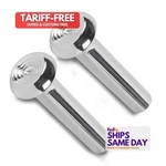 Eddie Motorsports MS274-19P, Door Lock Knob Pair Of Polished Performance Parts. Fixed Price $53.11.