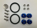 Blackworks Bwr Quick Release Fastener Set Blue Bumper Trunk Fender Hatch. Fixed Price $19.95.