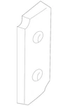 Genuine Volkswagen Striker Plate 3B0-809-237-D. Fixed Price $16.57.