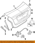 Ford Oem 06-12 Focus Trunk Lid Components-lock Cylinder 6E5Z5443262B. Fixed Price $121.97.