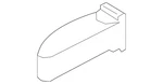 Genuine Audi Door Check Cover 80A-837-267. Fixed Price $15.46.