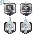 4 Pcs T-handle Lock Stainless Steel Rv Truck Tool Box Door Latch + 8 Keys. Fixed Price $33.80.