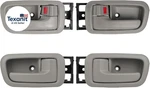 Set Of 4 Interior Door Handles W/bezel (light Gray) Fit For 2000-2006 Toyota Tun. Fixed Price $52.70.