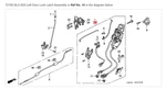 Acura Honda Genuine Oem Nsx Left Door Lock Latch Assembly 72150-SL0-A03. Fixed Price $1360.38.