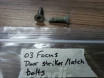 2M51F21982AA Door Lock Striker Plate Catch Latch Bolts Ford Focus Mondeo 98-07. Fixed Price $9.45.