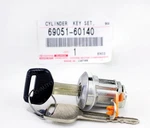 69051-60140 Toyota Land Cruiser Right Rh Door Lock Cylinder & Key Set New Oem. Fixed Price $74.00.