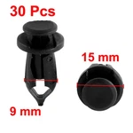 30PCS Black Plastic Rivet Car Door Fastener Fender Push Clips 9MM X 15MM 22MM. Fixed Price $19.92.