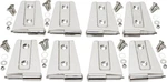 Kentrol 30576 Door Hinges Upper/lower Side Ss Fits Jeep Unlimited SETOF8. Fixed Price $480.46.