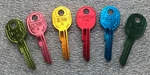 Curtis Brand Key Blanks, B-49 Locksmith Set Of 6. Fixed Price $27.00.
