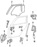 Genuine Ford Latch F4OZ-5426412-B. Fixed Price $89.73.