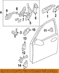 Kia Oem 06-14 Sedona Front Door Hardware-lock Cable 813914D000. Fixed Price $12.97.