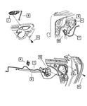 Genuine Mopar Latch Clip 4658448AC. Fixed Price $9.91.