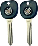 2 Cadillac Replacement PK3 ID13 Transponder Chip Uncut Ignition/door Logo Keys. Fixed Price $49.45.