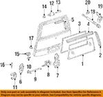 Gm Oem 92-96 Lumina Apv Lift Gate Glass Hardware-lock 16631449. Fixed Price $75.13.