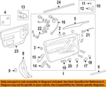 Gm Oem 11-14 Cts,elr Door Interior Trim-rear Cover Lock 20980627. Fixed Price $39.20.