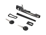 Door Handle. Porsche 924S / Includes Keys, Black Chrome Insert - 9445370. Fixed Price $121.10.