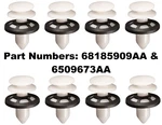 8 Door Panel Clips! For Mopar Jeep Cherokee Wrangler Grand Chrysler Etc. Fixed Price $16.95.