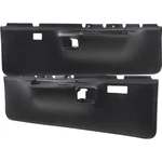 1971-74 Mopar B-body; Lower Front Door Panels; With Power Windows; Black. Fixed Price $299.99.