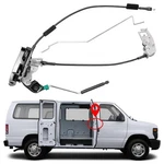 Side Door Latch Assembly With Cable & Rod Ford E150 E250 E350 Econoline Van. Fixed Price $37.85.