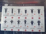 Jinneterri 240PCS Car Bumper Retainer Clips Kit Various Sizes And Models. Fixed Price $19.94.