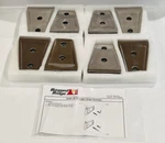 Rugged Ridge 8-PIECE Stainless Door Hinge Cover Kit For 2007-18 Jeep Wrangler Jk. Fixed Price $174.95.
