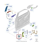 2018-2024 Ford Expedition Front Right Door Lock Latch Actuator JL1B-78219A64-DB. Fixed Price $84.62.