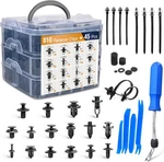 Gooacc 855PCS Car Push Retainer Clips & Auto Fasteners Assortment -16 Most Popul. Fixed Price $57.06.