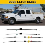 Rear Door Lower Side Latch Release Cable Ford F150 F250 97-04 Lh+rh Set. Fixed Price $32.99.
