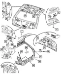 Genuine Mopar Lift-gate Latch 4589108AB. Fixed Price $175.50.