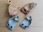 1959 1960 Ford Door Lock Striker Plate Left & Right Pair Nos B9A C0AB. Fixed Price $69.99.