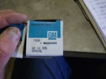 Genuine Gm Acdelco 6264489 Striker Protection Spring. Fixed Price $8.99.