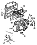 Genuine Mopar Cable Retainer Right 68104006AA. Fixed Price $8.20.