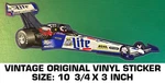 Top Fuel Miller Lite - Vintage Original Decal Sticker Drag Racing Nhra. Fixed Price $9.42.
